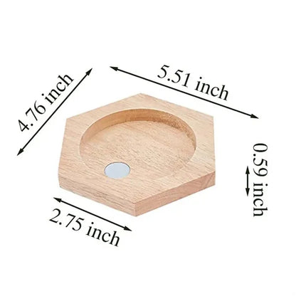 Wooden Honeycomb Medal Hanger Display for Home Decor