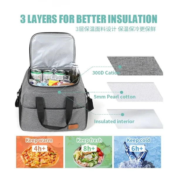 Waterproof Insulated Lunch Bag