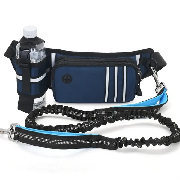 Adjustable Waist Belt with Dog Leash