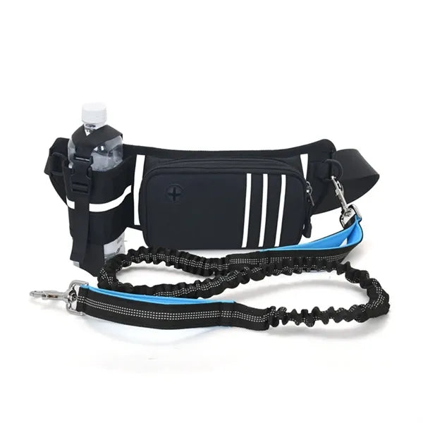 Adjustable Waist Belt with Dog Leash