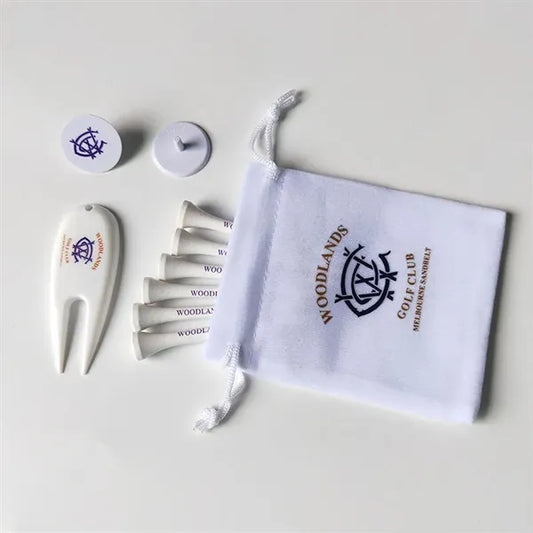 Golf Tee Drawstring Bag