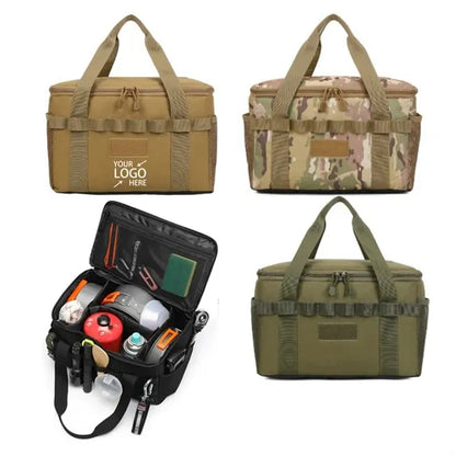 Tactical Camping Cookware Trunk Organizer Storage Tote Bag