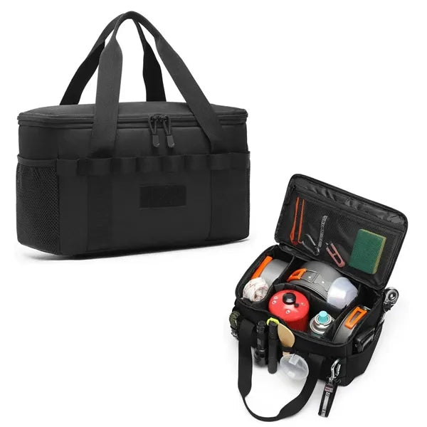 Tactical Camping Cookware Trunk Organizer Storage Tote Bag