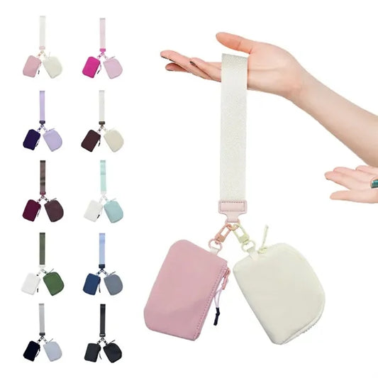 Multi-functional waterproof nylon wrist pouch