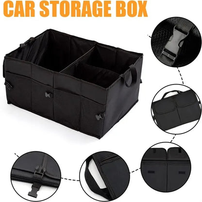 Collapsible Large Car Trunk Organizer Bag with Handles