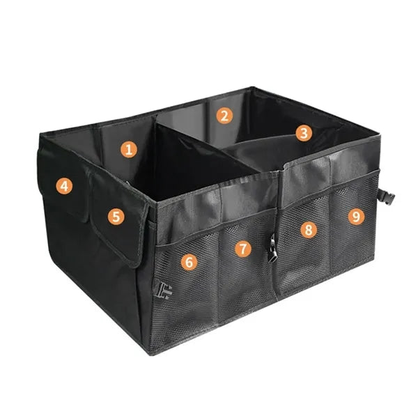 Collapsible Large Car Trunk Organizer Bag with Handles