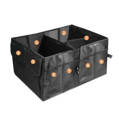 Collapsible Large Car Trunk Organizer Bag with Handles
