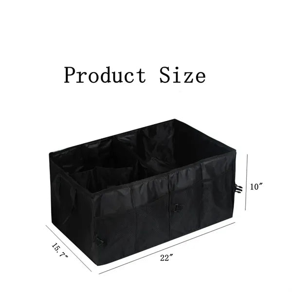 Collapsible Large Car Trunk Organizer Bag with Handles