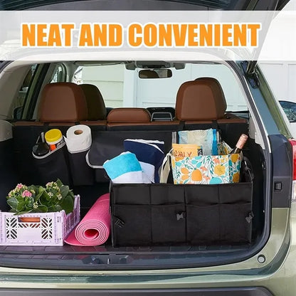 Collapsible Large Car Trunk Organizer Bag with Handles