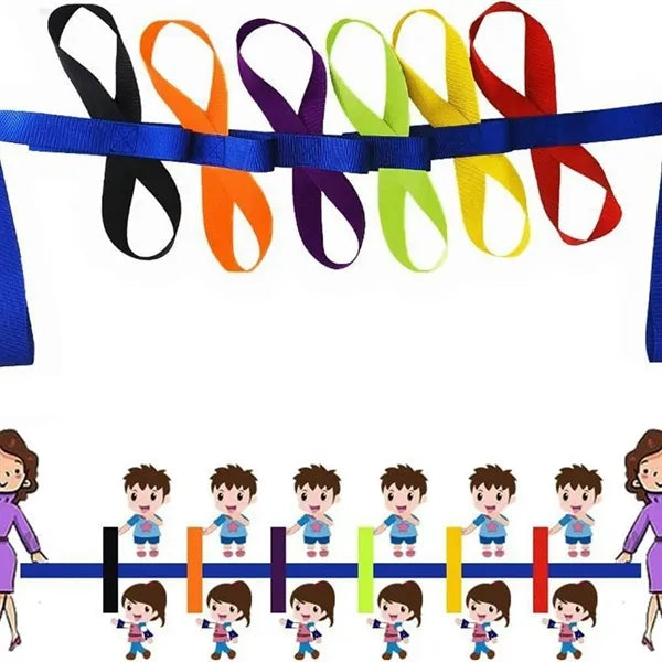 Children Walking Rope with Handles For Outdoor Preschool