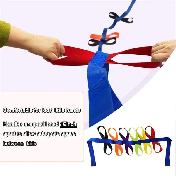 Children Walking Rope with Handles For Outdoor Preschool