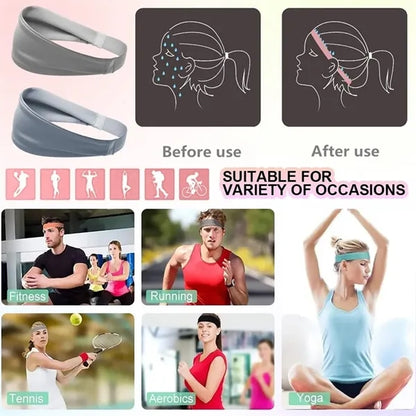 Cooling Headband Sweatband for Women And Men Yoga Running