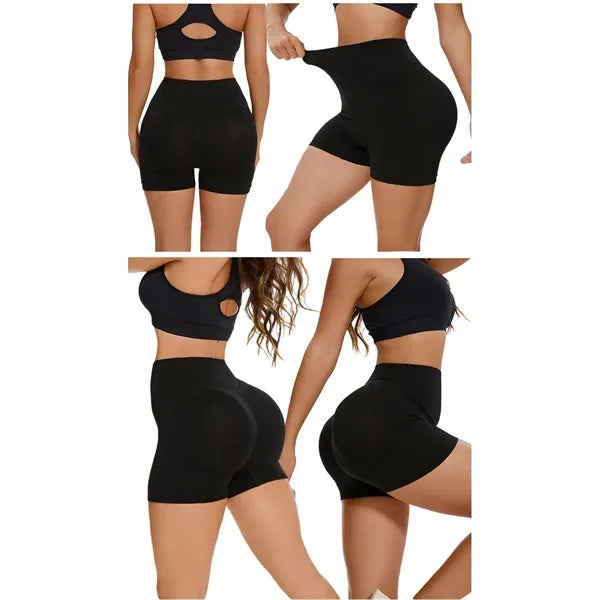 Seamless Women Sports High Waist Gym Yoga Cycling Shorts