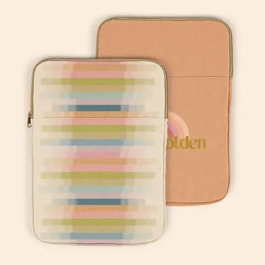 PORTRAIT LAPTOP SLEEVE-4CP PIGMENT-DYED CANVAS-SMALL