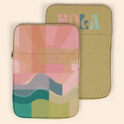 PORTRAIT LAPTOP SLEEVE-4CP PIGMENT-DYED CANVAS-LARGE