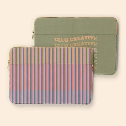 LAPTOP SLEEVE-4CP PIGMENT-DYED CANVAS-SMALL