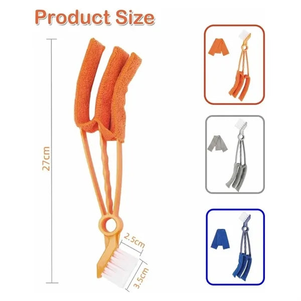 2 in 1 Window Blind Cleaner Duster Brush