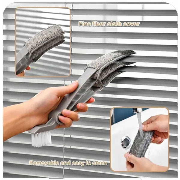 2 in 1 Window Blind Cleaner Duster Brush