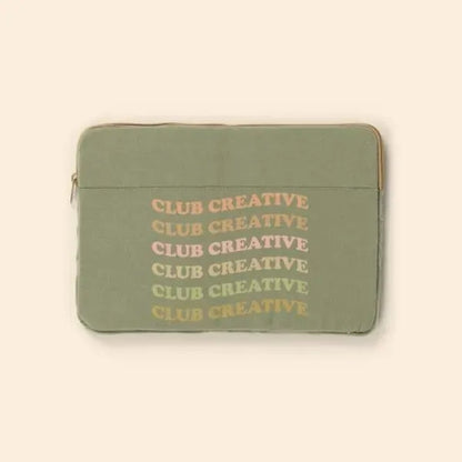 LAPTOP SLEEVE-4CP PIGMENT-DYED CANVAS-SMALL