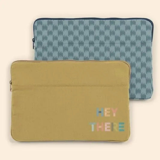 LAPTOP SLEEVE-4CP PIGMENT-DYED CANVAS-LARGE