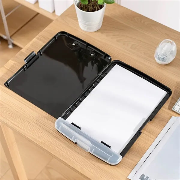 Multifunctional File Case Clipboard with Pen Slot Hanging Ho