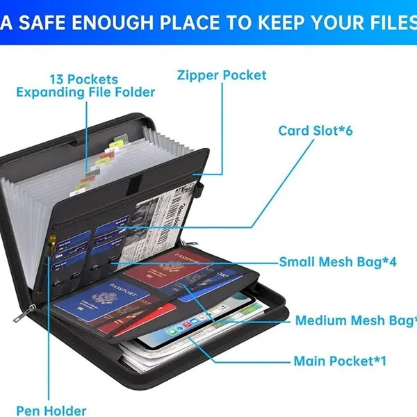 Fireproof Expanding File Folder