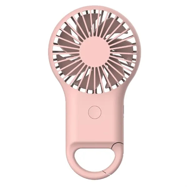 Carabiner Clip Mini Handheld Pocket Fan USB Charging