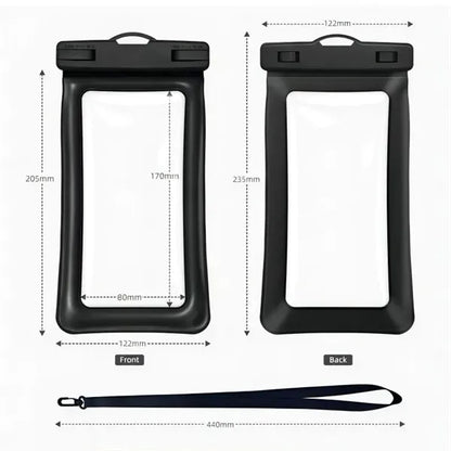 Waterproof Phone Holder Pouch Floatable Cellphone Dry Bag