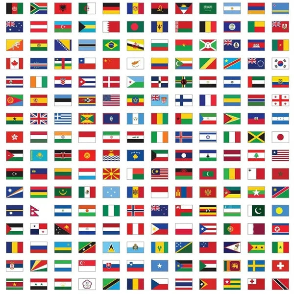 Seamless Polyester Cooling Compression National Flag Sleeves