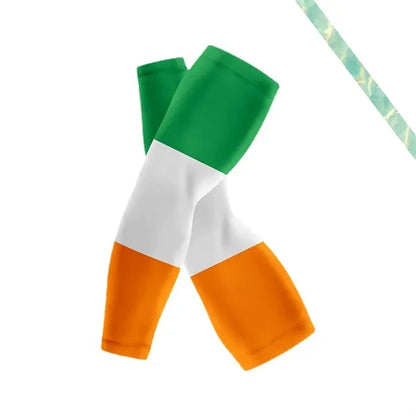Seamless Polyester Cooling Compression National Flag Sleeves