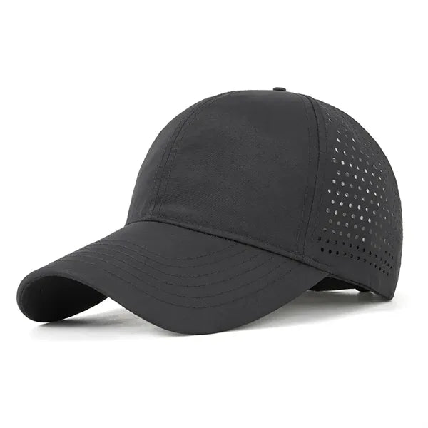 Quick Dry Sports Cap Athletic Mesh Adjustable Plain Hat