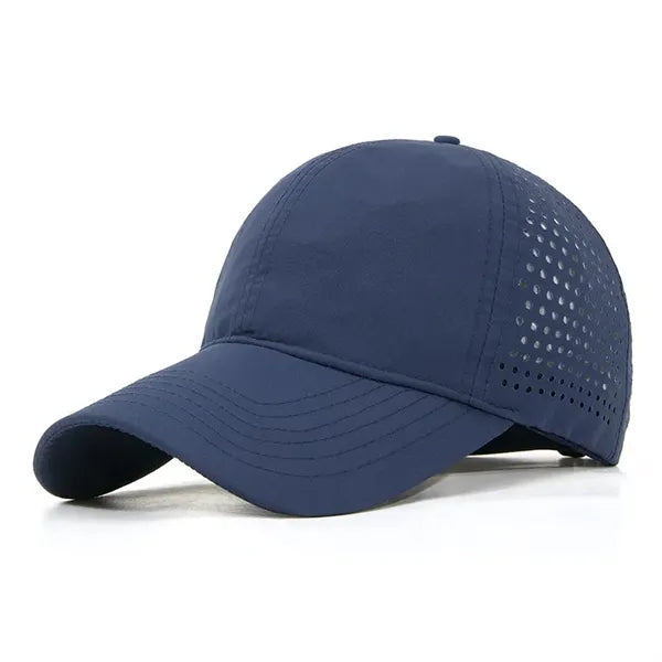 Quick Dry Sports Cap Athletic Mesh Adjustable Plain Hat