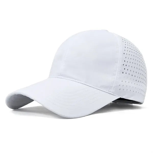Quick Dry Sports Cap Athletic Mesh Adjustable Plain Hat