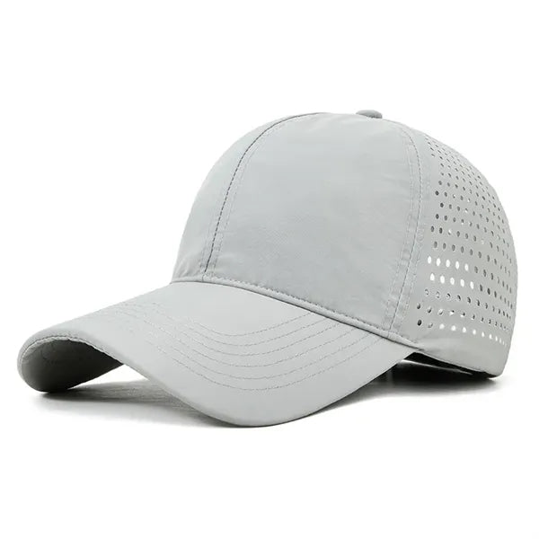 Quick Dry Sports Cap Athletic Mesh Adjustable Plain Hat