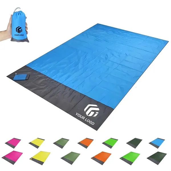 Outdoor waterproof compact pocket camping mat beach blanket