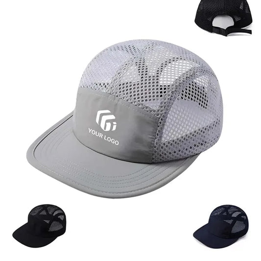 Summer breathable mesh snapback baseball cap trucker hat