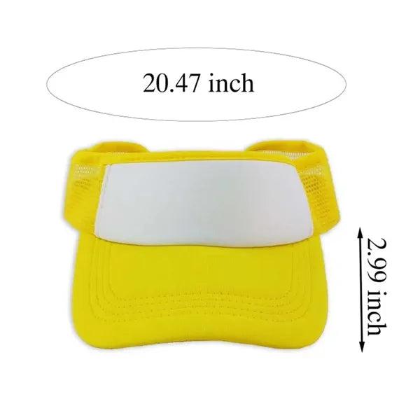 Sport tennis adjustable empty top sun visor hat baseball cap