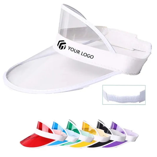 Retro Clear Colorful Tourist Beach Tennis Golf Sun Visor Hat