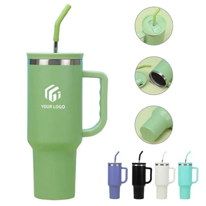 Stainless Steel Insulated Cup Travel Tumbler with Straw
