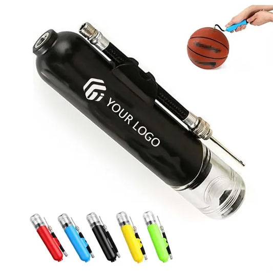 Portable Sports Soccer Basketball Bike Inflate Ball Pump