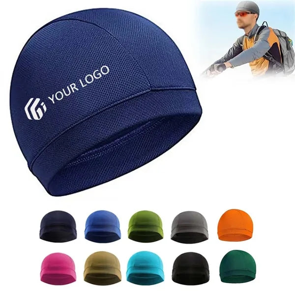 Breathable Helmet Liner Cycling Run Hat Cooling Skull Cap