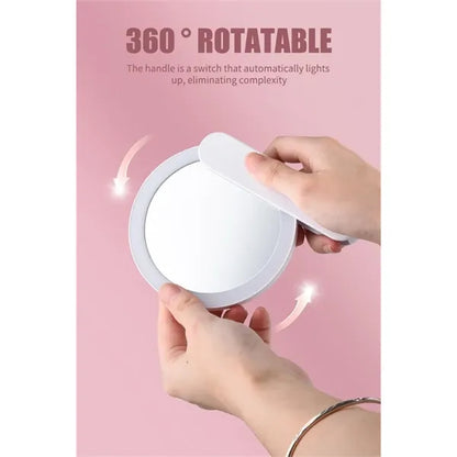 Magnetic Light Up Travel Mirror