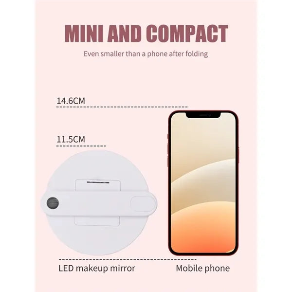 Magnetic Light Up Travel Mirror