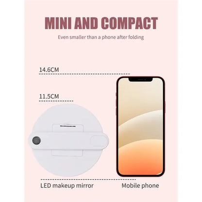 Magnetic Light Up Travel Mirror