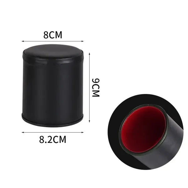 PU Leather Dice Cup