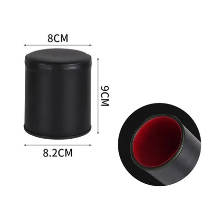 PU Leather Dice Cup