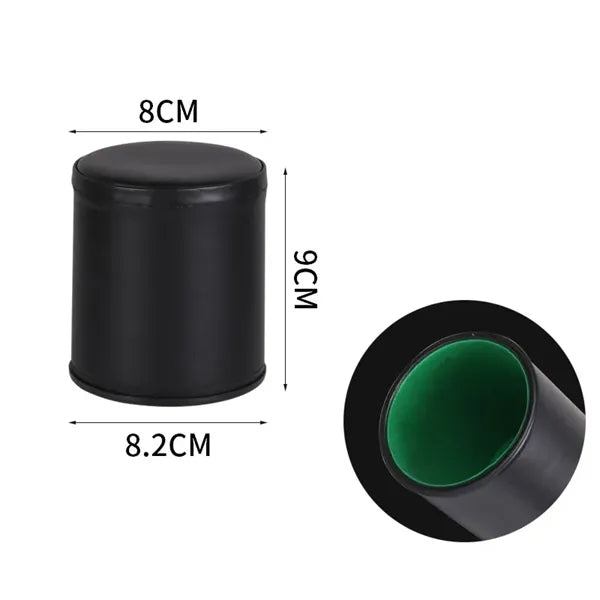 PU Leather Dice Cup