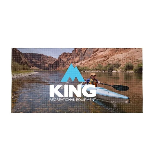 60" x 10' Mesh Fabric Fence Banner