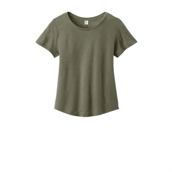 AllMade Women's Relaxed Tri-Blend Scoop Neck Tee