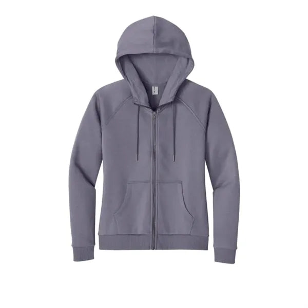 AllMade Women's Organic CVC Fleece Full-Zip Hoodie